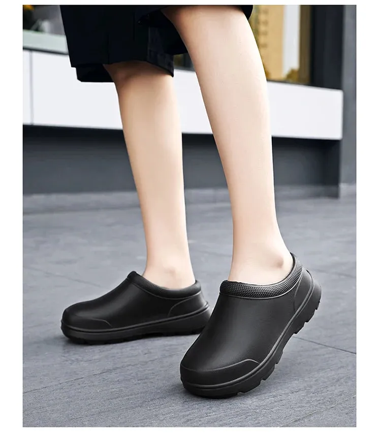 2024 Men Women EVA Chef Shoes Non-slip Waterproof Oil-proof Shoes Comfortable Workers shoes High-quality Outdoor Safety shoes