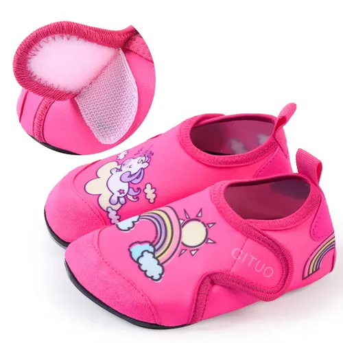 2024 New Children Beach Shoes Water Socks Boys And Girls Home Shoes