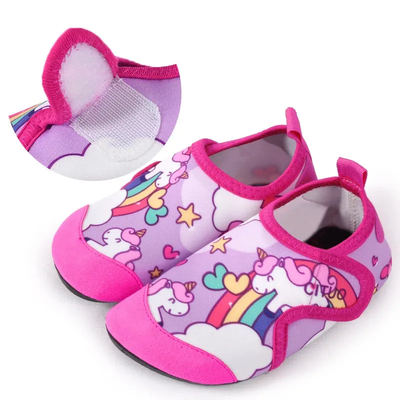 2024 New Children Beach Shoes Water Socks Boys And Girls Home Shoes