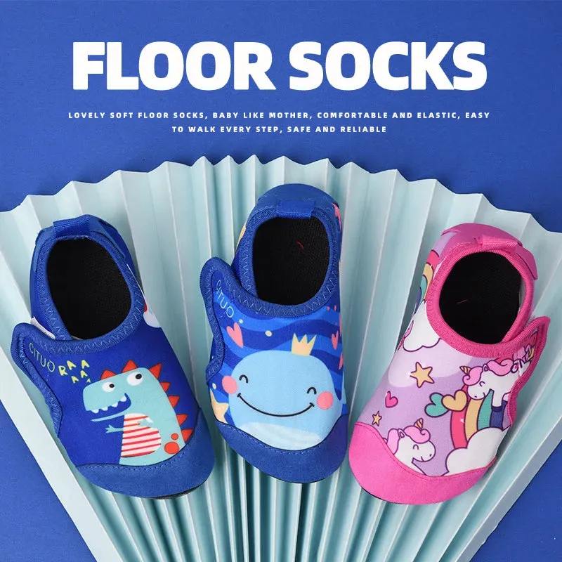2024 New Children Beach Shoes Water Socks Boys And Girls Home Shoes