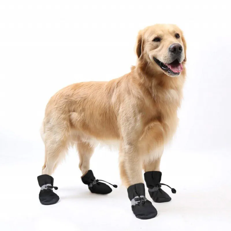 4pcs/set Waterproof Winter Pet Shoes