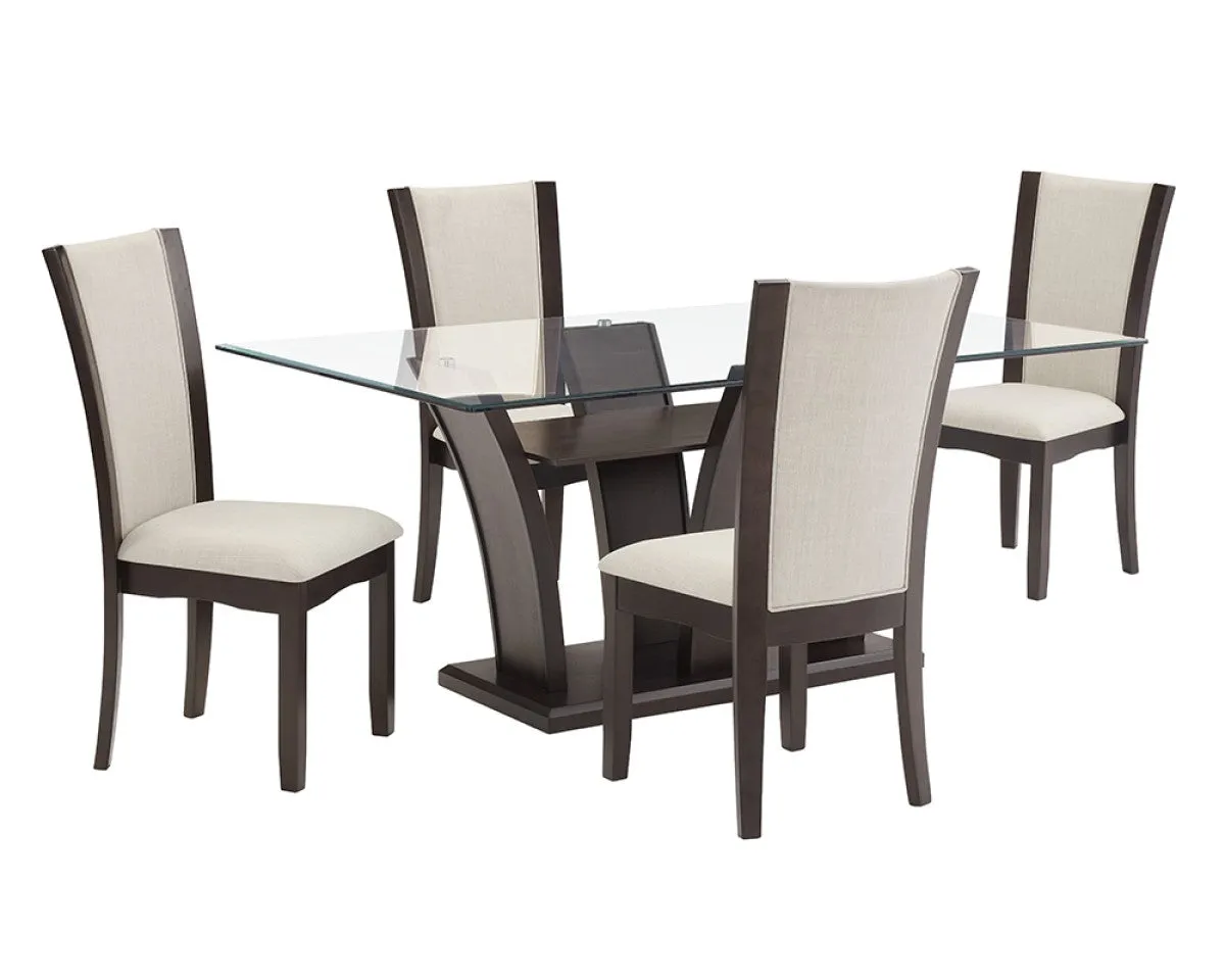 5-Piece Dining Set, Espresso