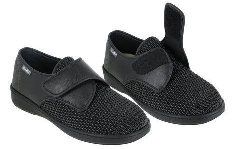 Alvine Black Orthopedic Dress Shoe