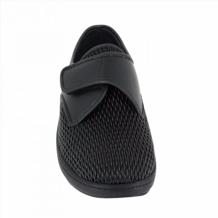 Alvine Black Orthopedic Dress Shoe