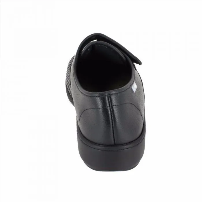 Alvine Black Orthopedic Dress Shoe