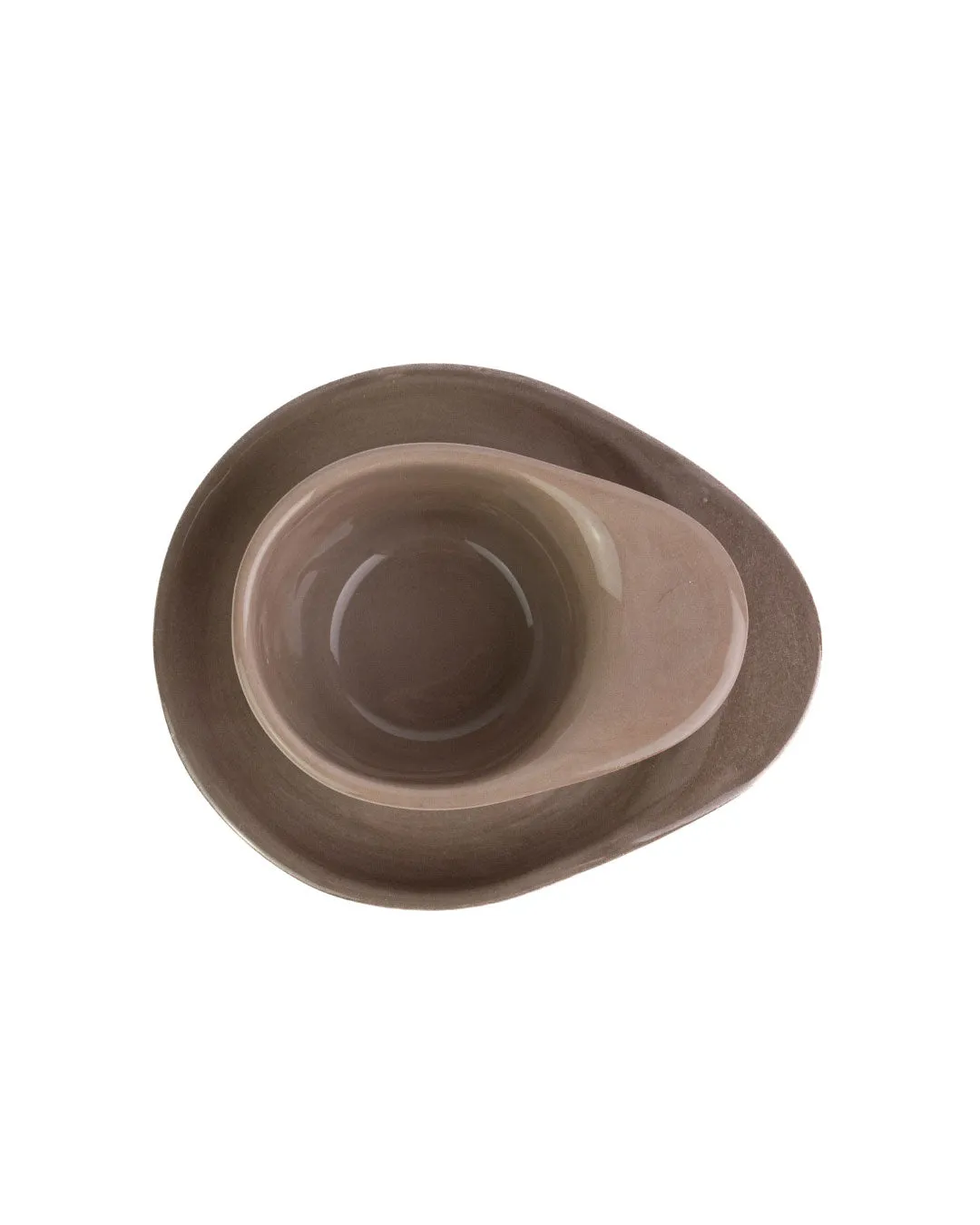 Ameno Espresso Cup with Plate – Set of 6