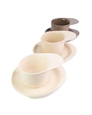 Ameno Espresso Cup with Plate – Set of 6