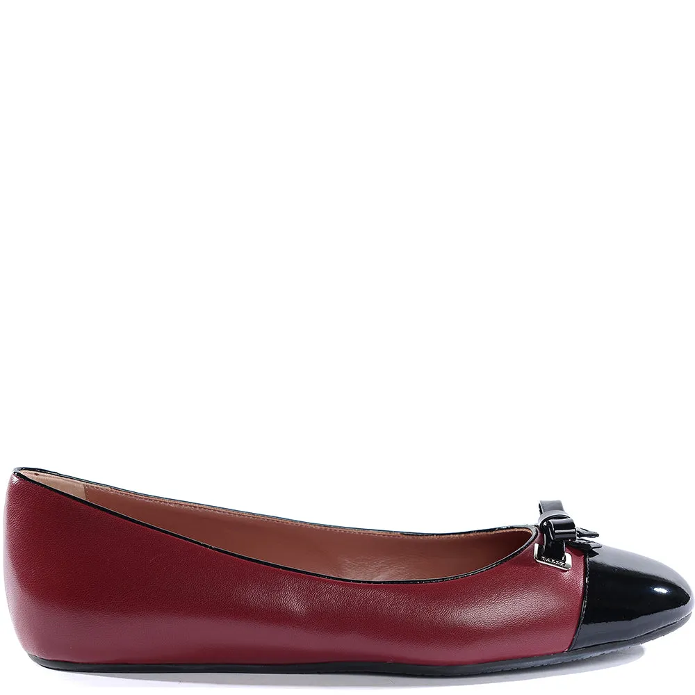 Bally Womens Flats in Red