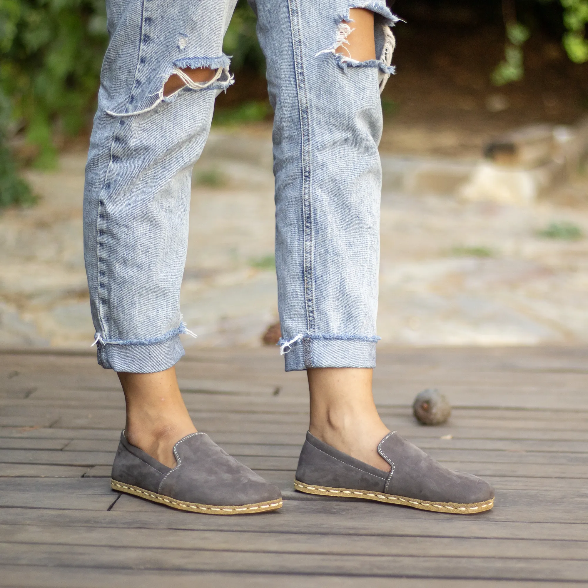 Barefoot Shoes Women's Nubuck Gray