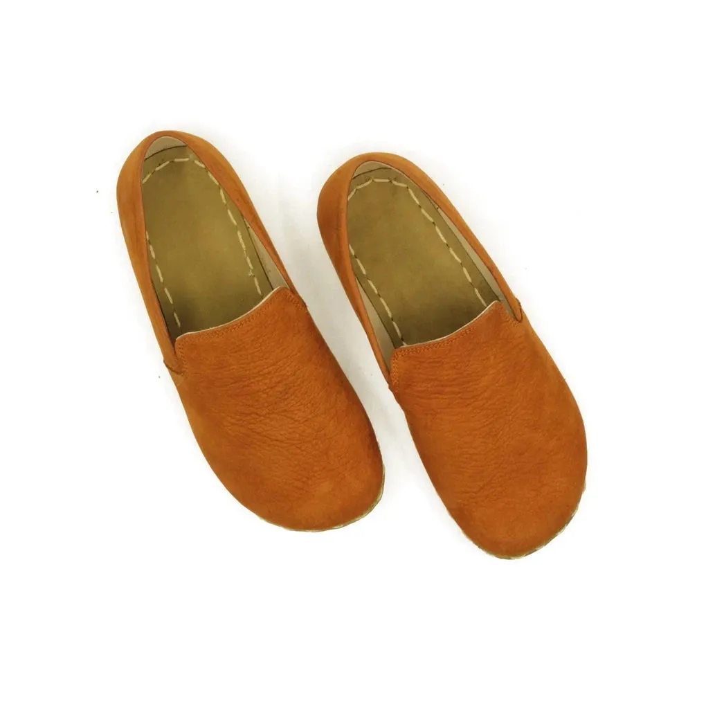 Barefoot Shoes Women's Nubuck Orange