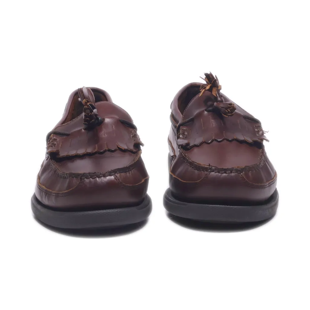 Bass Henry Ii Loafers Leather Brown Colour For Men