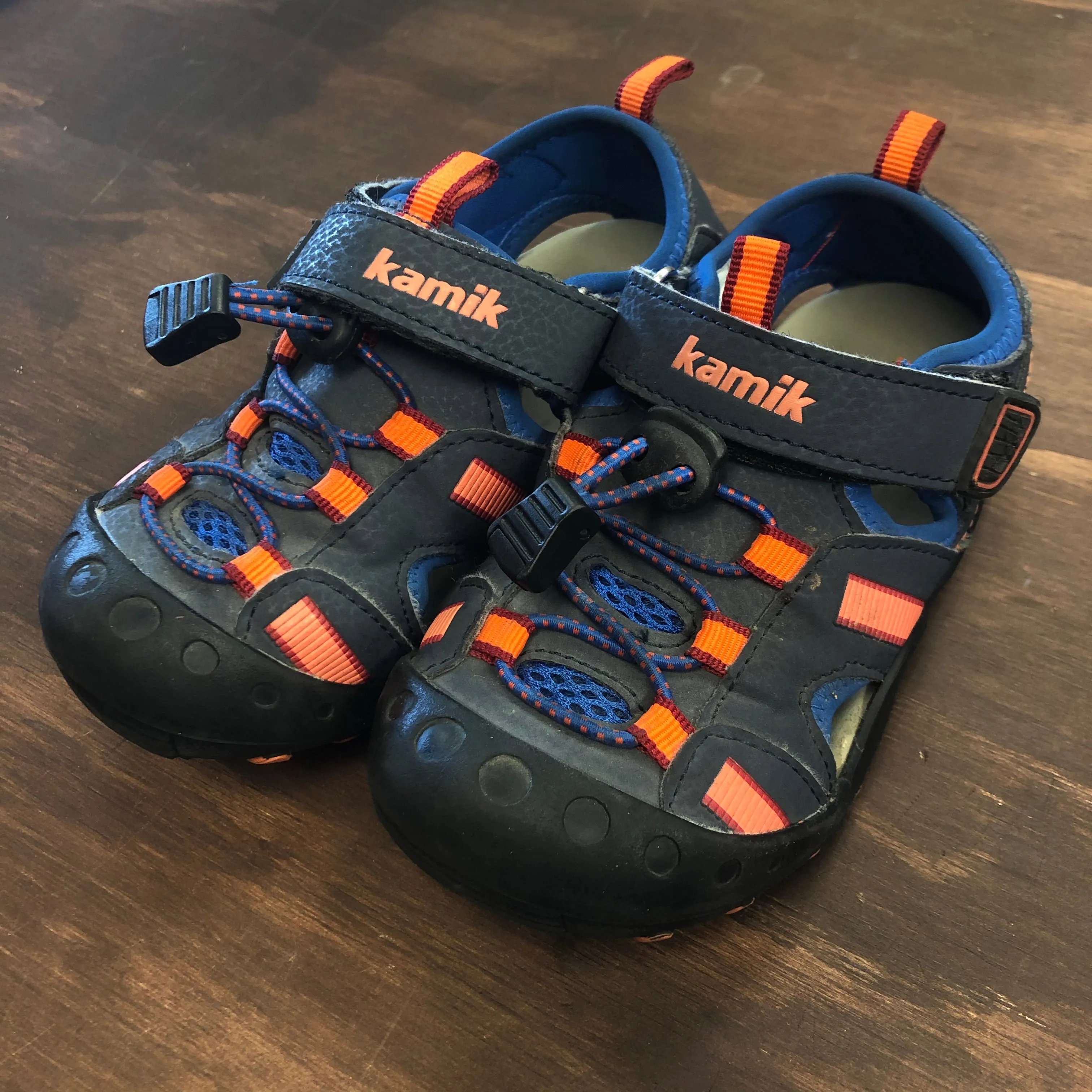 Black & Blue Water Sandals