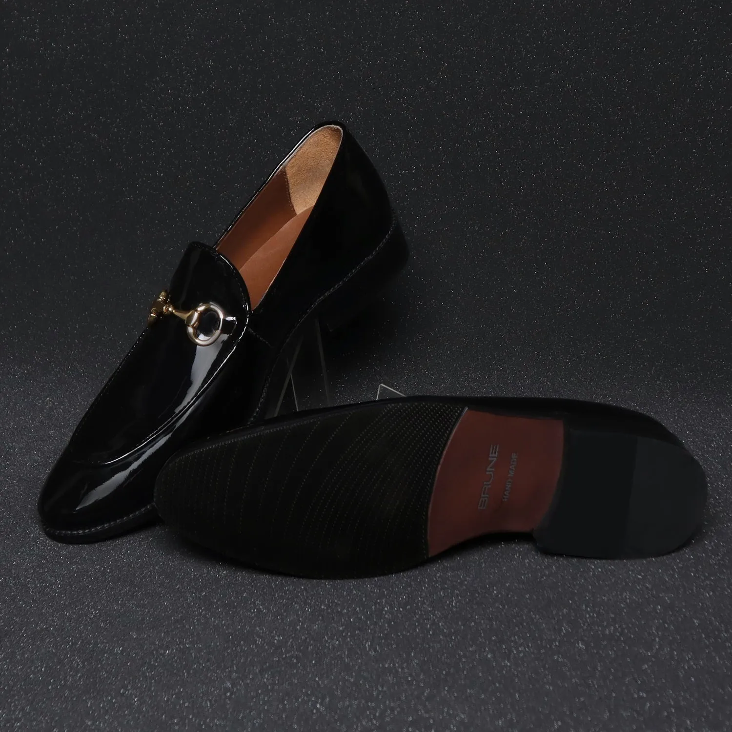 Black Patent Leather Loafer