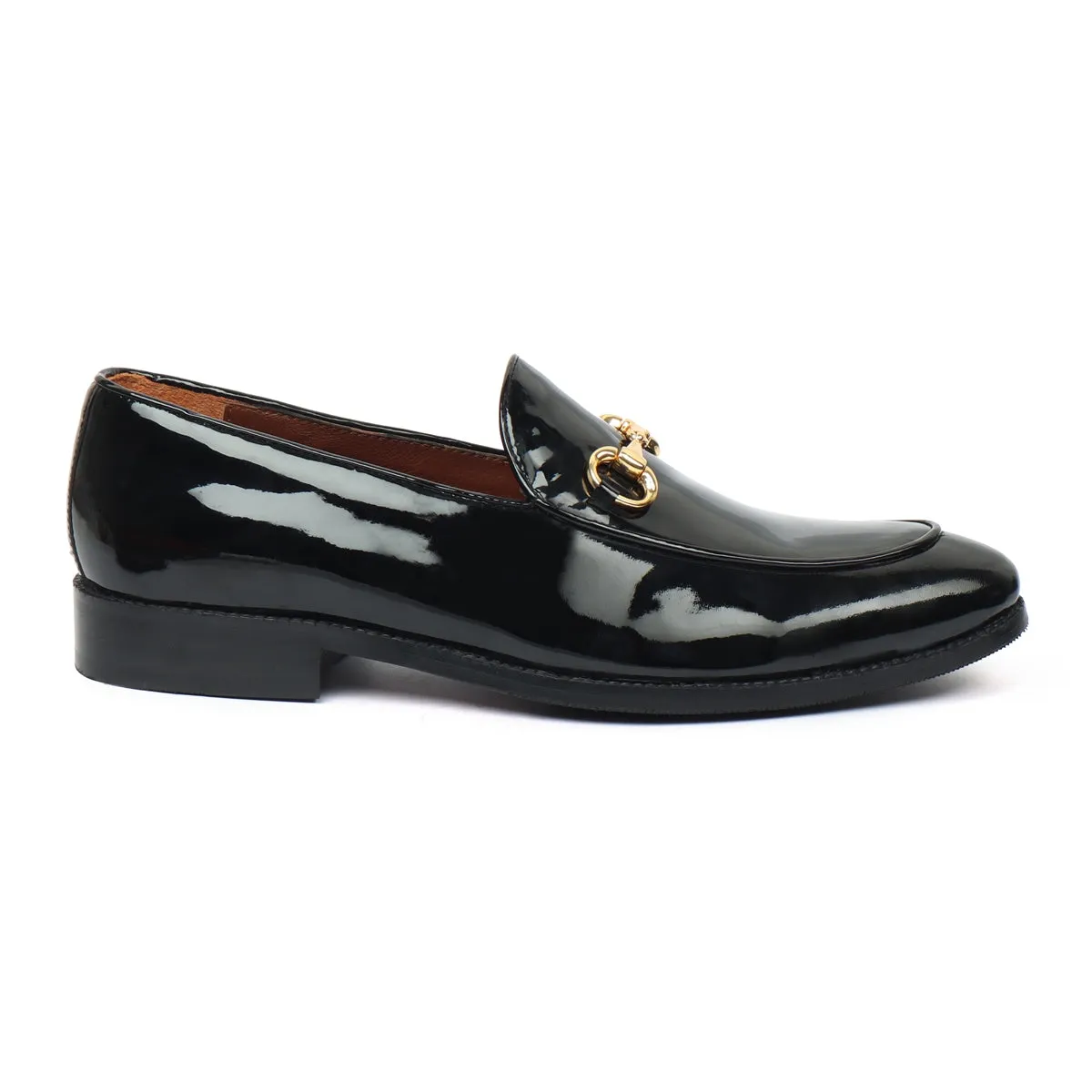 Black Patent Leather Loafer