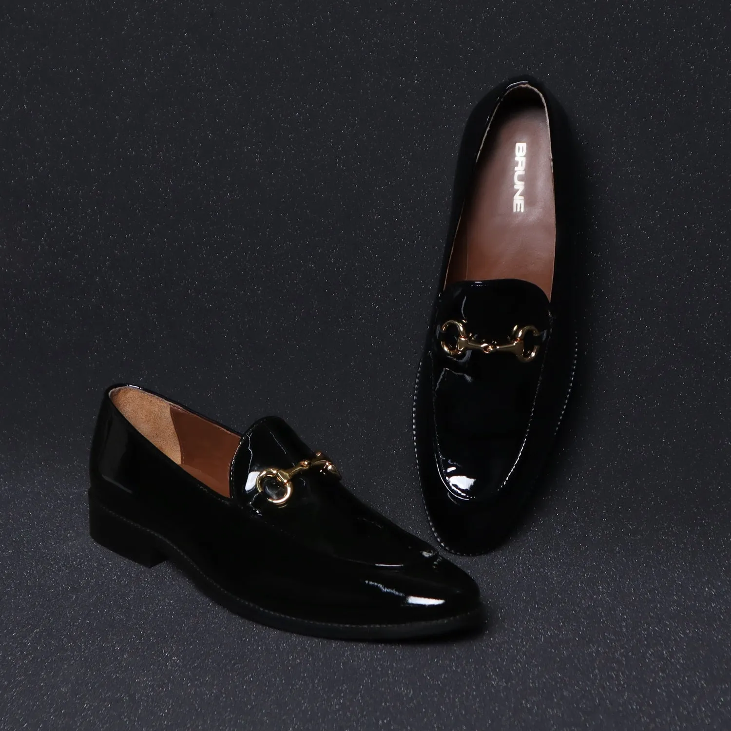Black Patent Leather Loafer