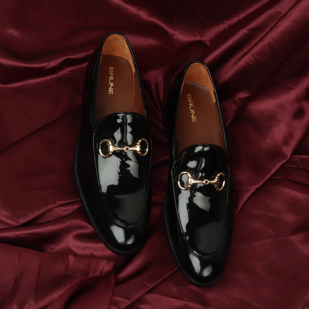 Black Patent Leather Loafer