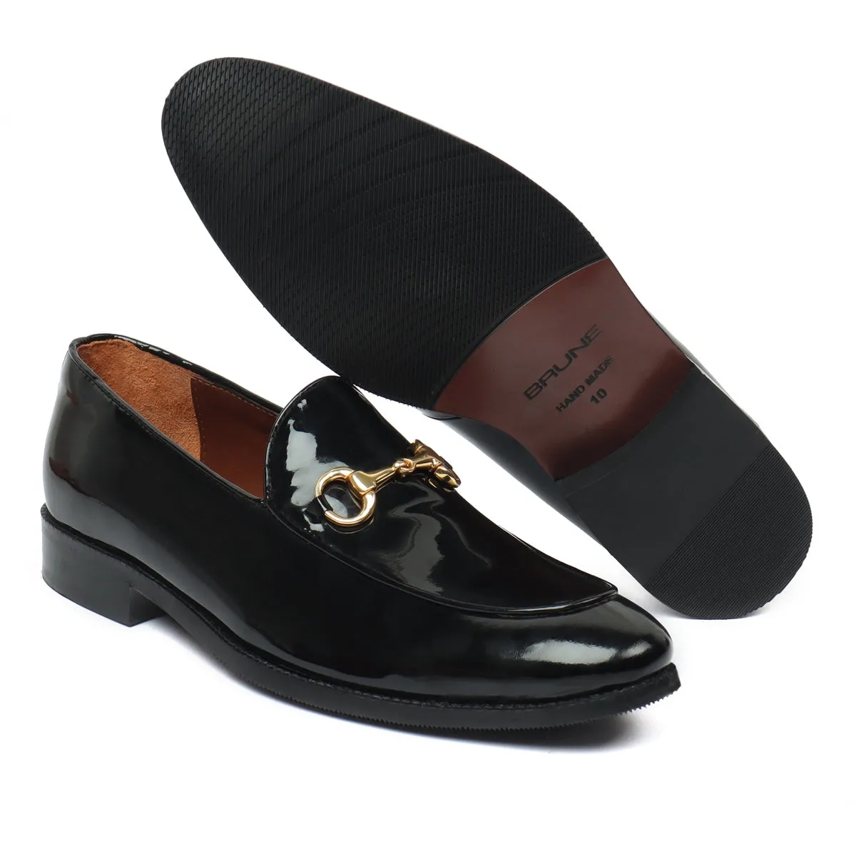Black Patent Leather Loafer