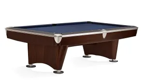 Brunswick Billiards Gold Crown VI 8' Slate Pool Table in Skyline Walnut/Espresso w/ Pockets