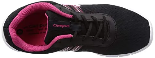 Campus Women's Blk/Rani Running Shoe Sport shoe-6UK/India (39 EU) (Perry (L))