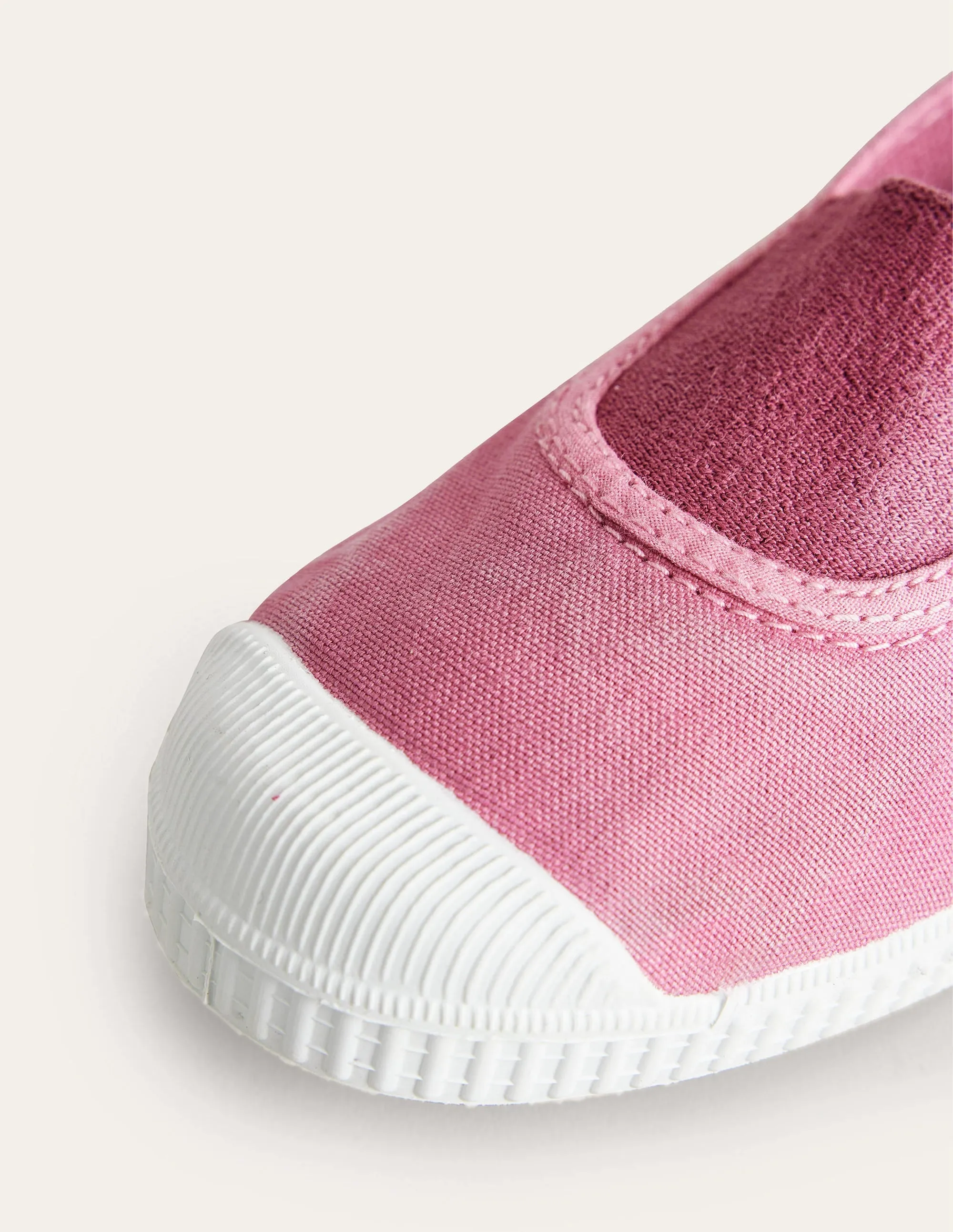 Canvas Plimsolls-Pink