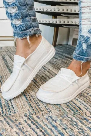 Canvas Shoes // White