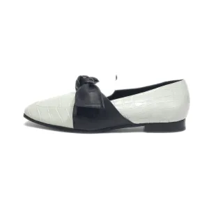 Charles & Keith Loafers Leather Grey Colour For Women