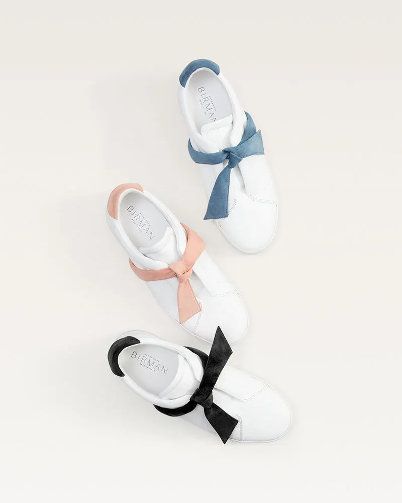 Clarita Sneaker Suede Black & White