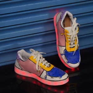 Color Drip Sneakers - Light Me Up