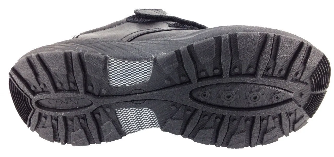 Comfort Black Lace-Up GCL10M Mens Orthopedic Shoes