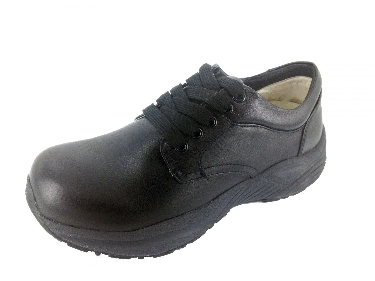 Comfort Black Lace-Up GCL10M Mens Orthopedic Shoes