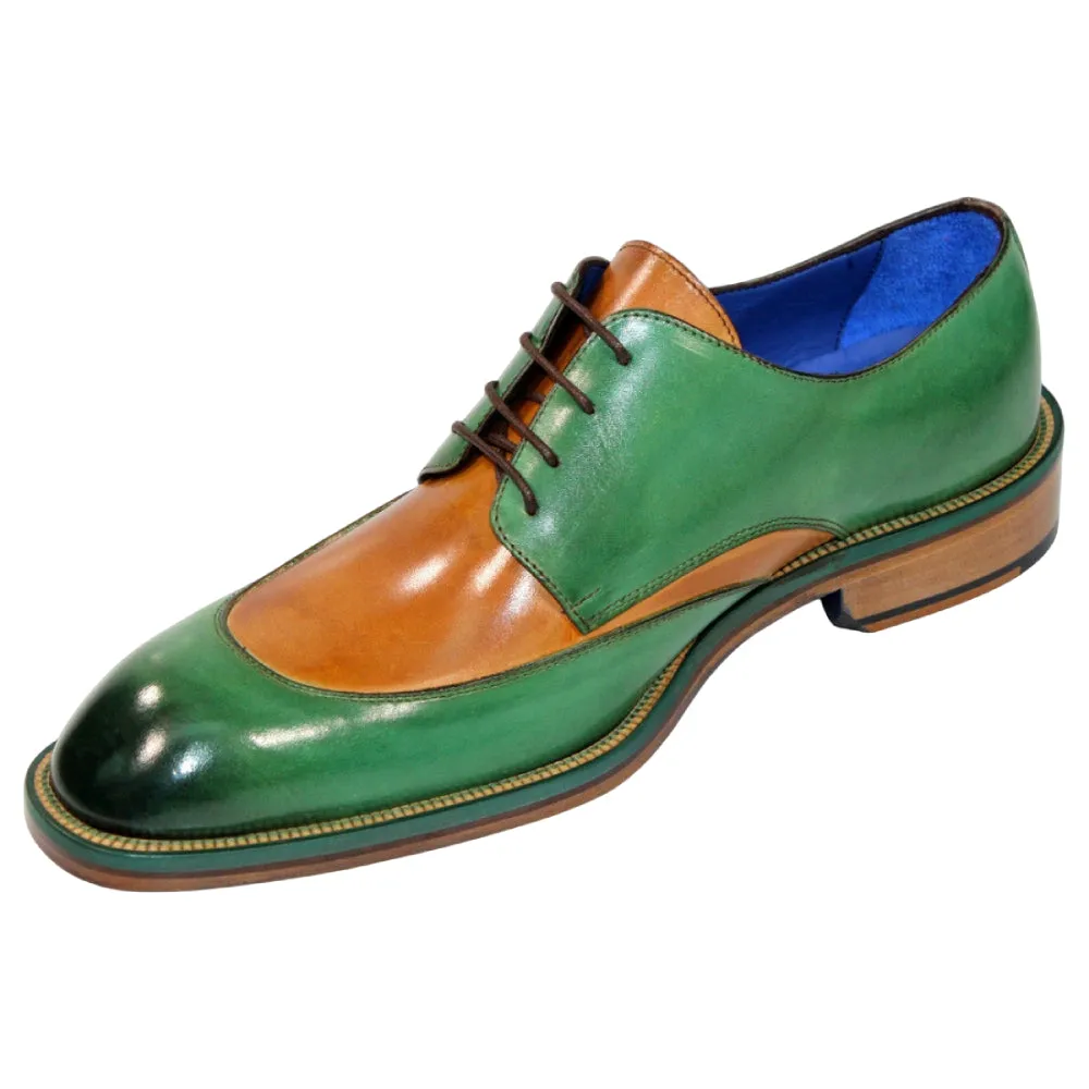Cosimo - Green/Cognac by Emilio Franco