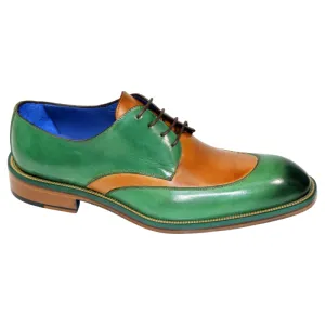 Cosimo - Green/Cognac by Emilio Franco