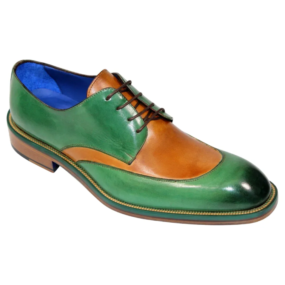 Cosimo - Green/Cognac by Emilio Franco