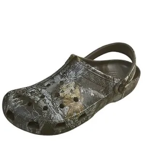 Crocs Mens Classic Realtree Edge Size 8 Clogs Camouflage
