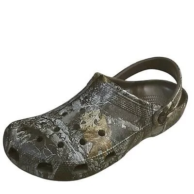 Crocs Mens Classic Realtree Edge Size 8 Clogs Camouflage