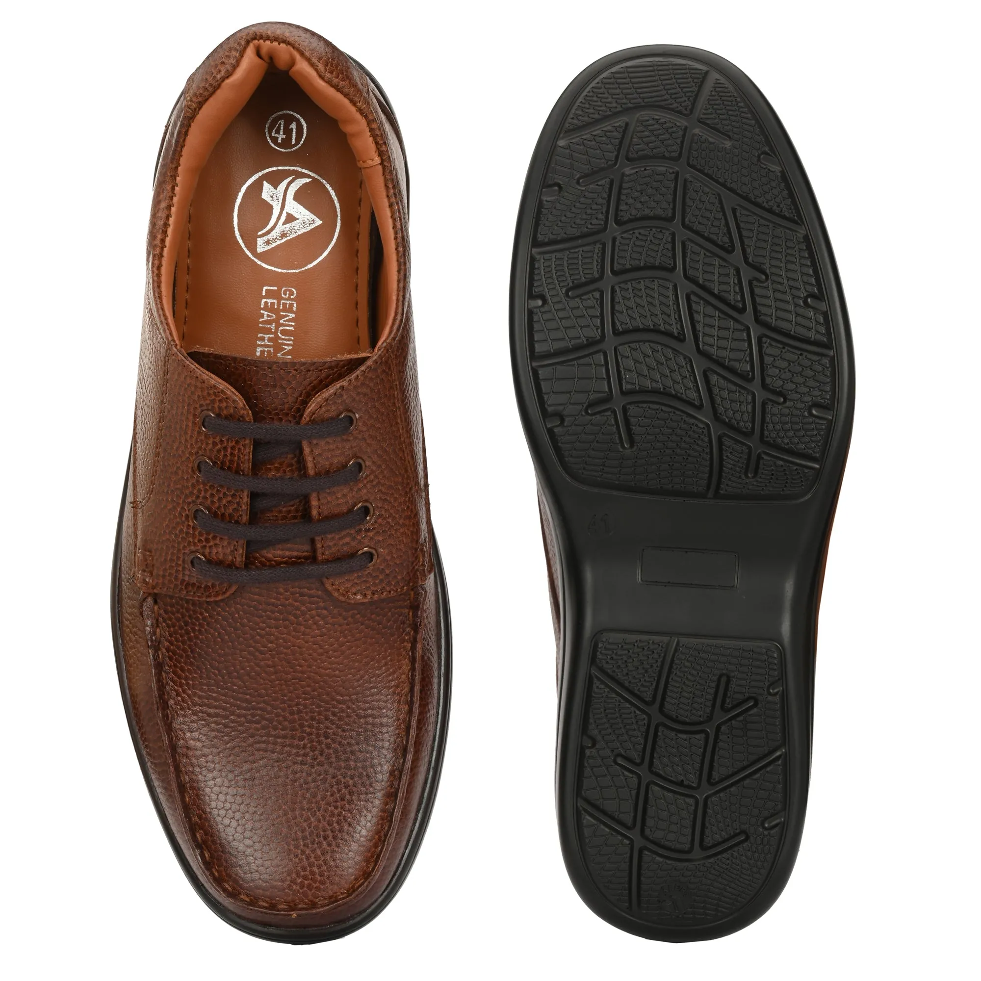 Cultured Trumock Full Grain Leather Derby Lace Ups