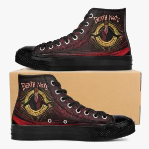 Death Note Light Yagami Red-Black A-Star High Anime Shoes