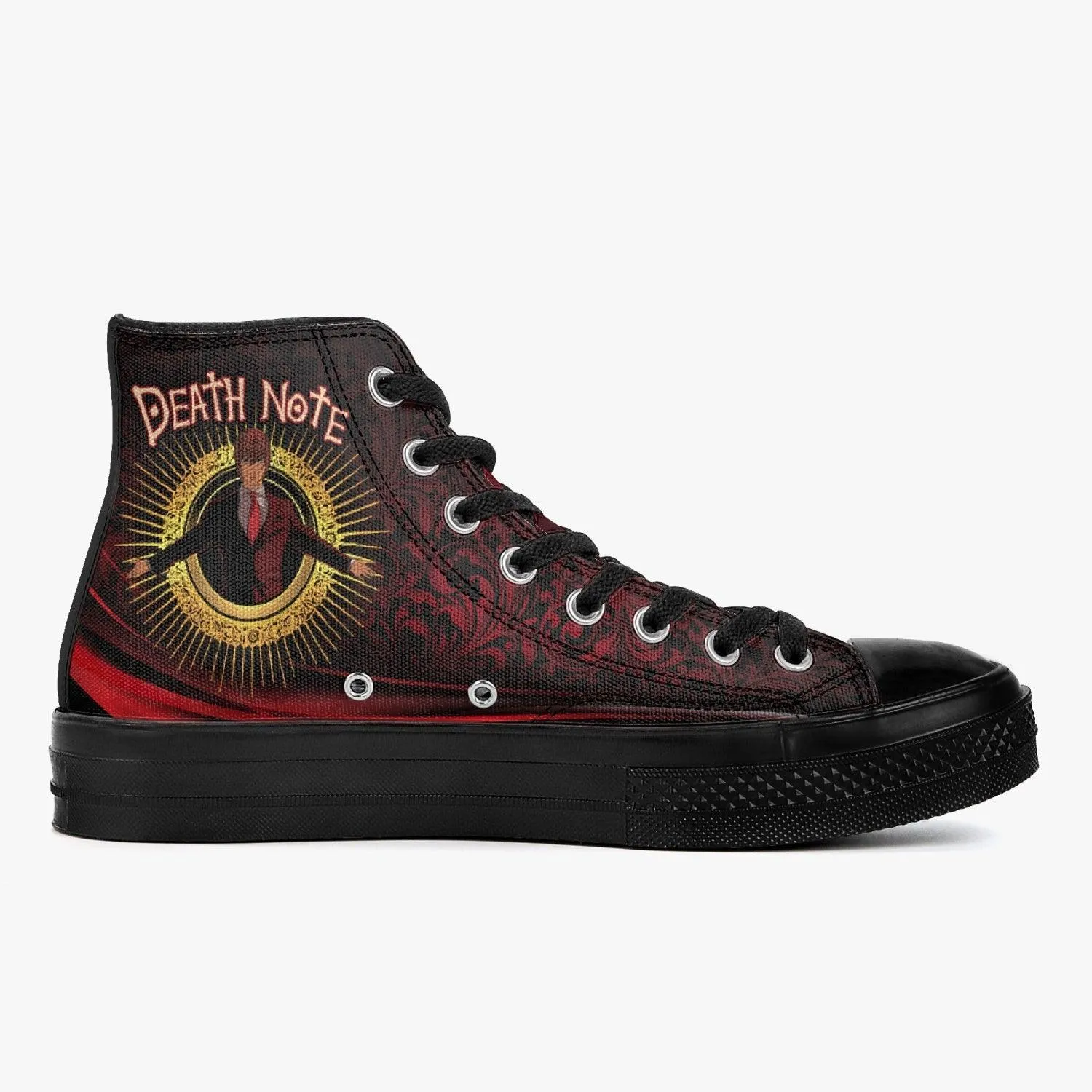 Death Note Light Yagami Red-Black A-Star High Anime Shoes