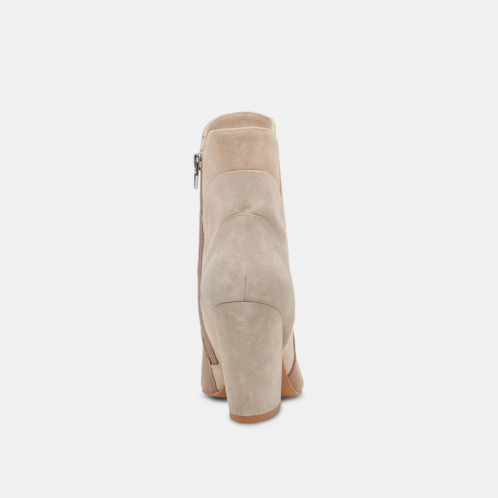 Dolce Vita Neena Booties in Taupe Multi Suede