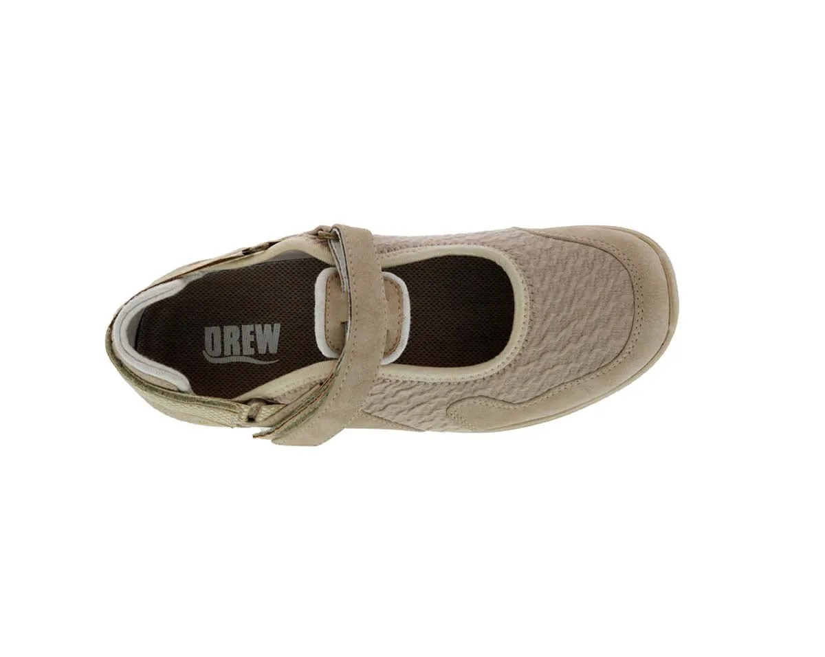 Drew Buttercup Women Casual Shoe In Sand Combo