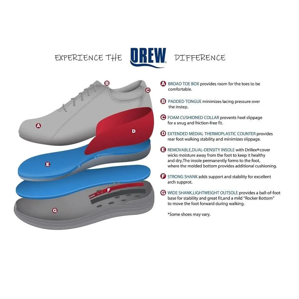 Drew Men's Player Athletic Shoes- Navy