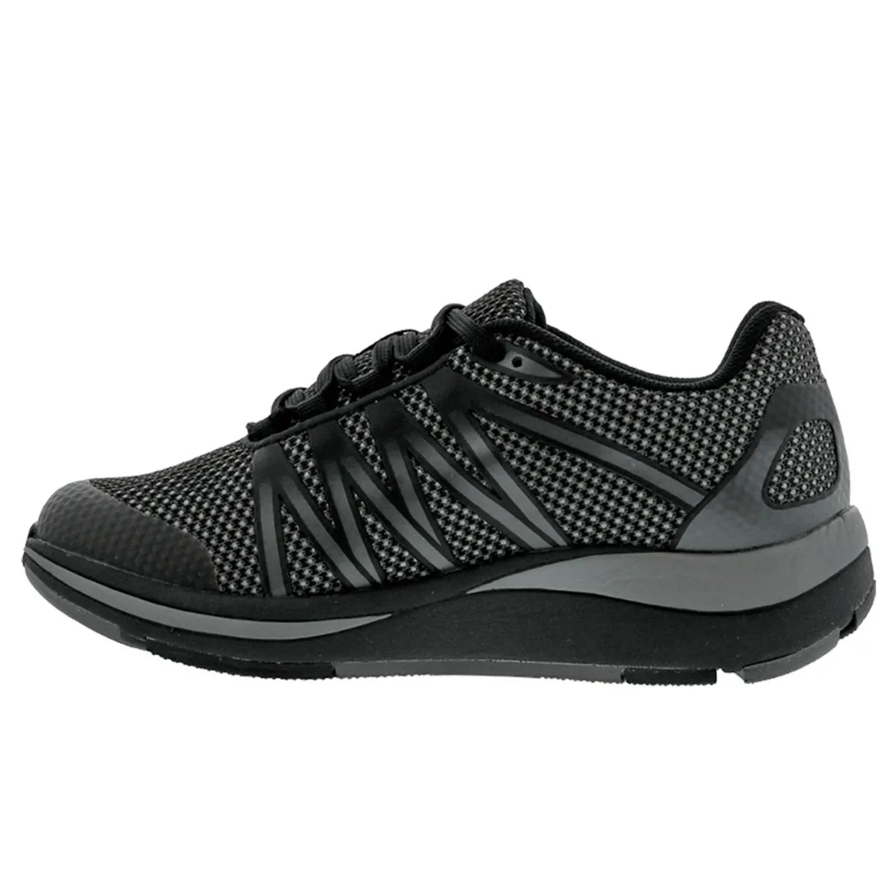 Drew Women's Balance Athletic Shoes- Black Mesh Combo