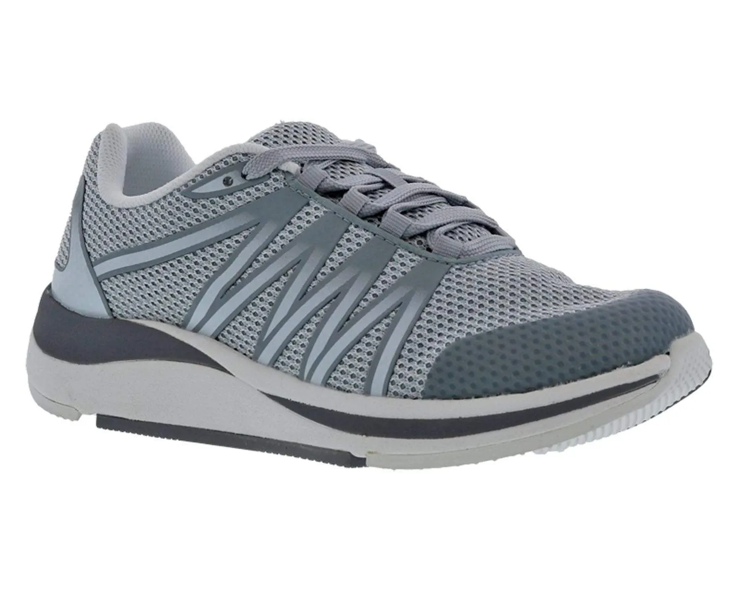 Drew Women's Balance Athletic Shoes- Grey Mesh Combo