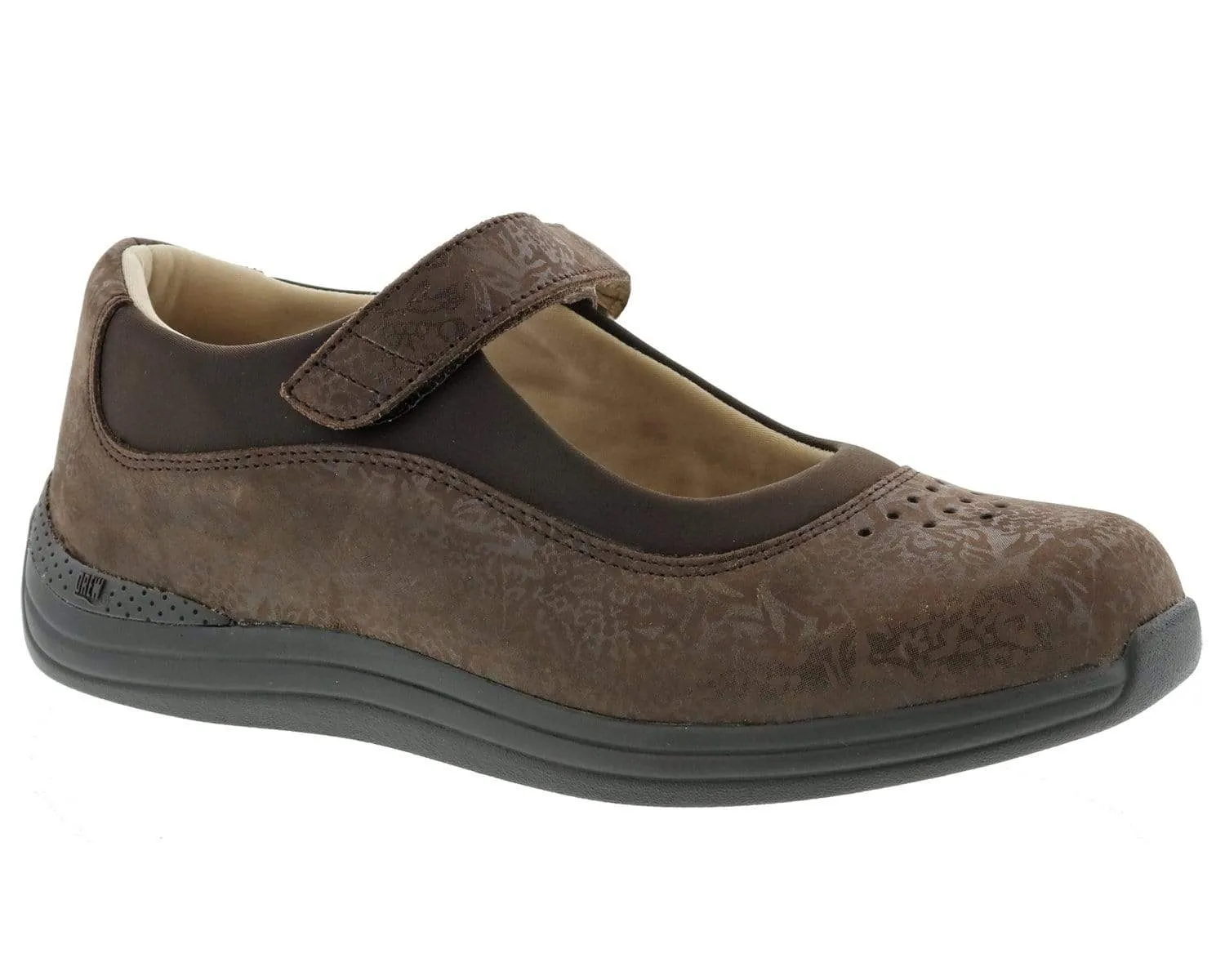 Drew Women's Rose Mary Janes- Brown Foil