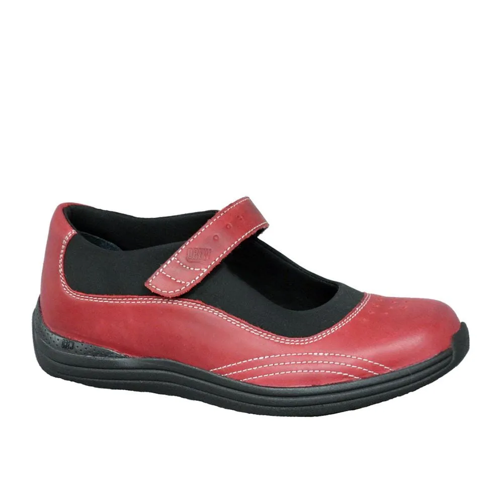 Drew Women's Rose Mary Janes- Red