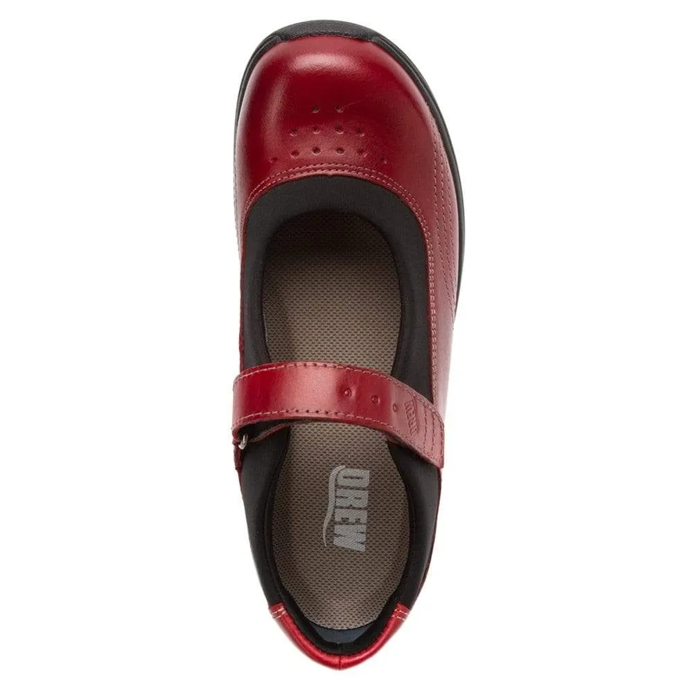 Drew Women's Rose Mary Janes- Red