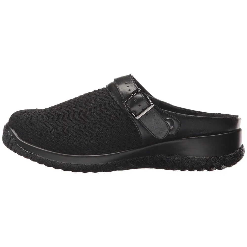 Drew Women's Savannah Clogs- Black Wavy