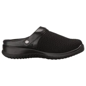 Drew Women's Savannah Clogs- Black Wavy