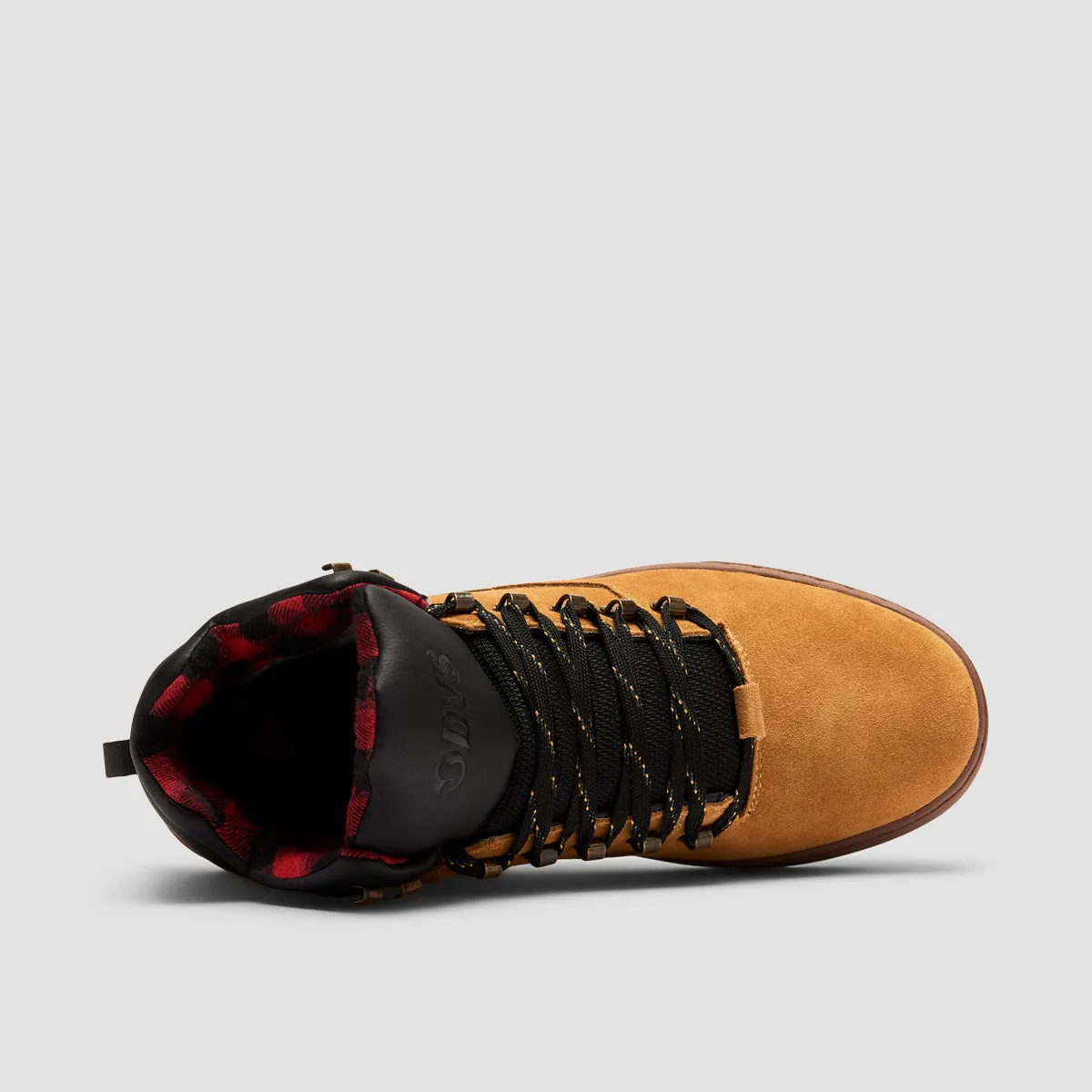 DVS Vanguard Boots - Chamois/Black/Fiery Red Suede
