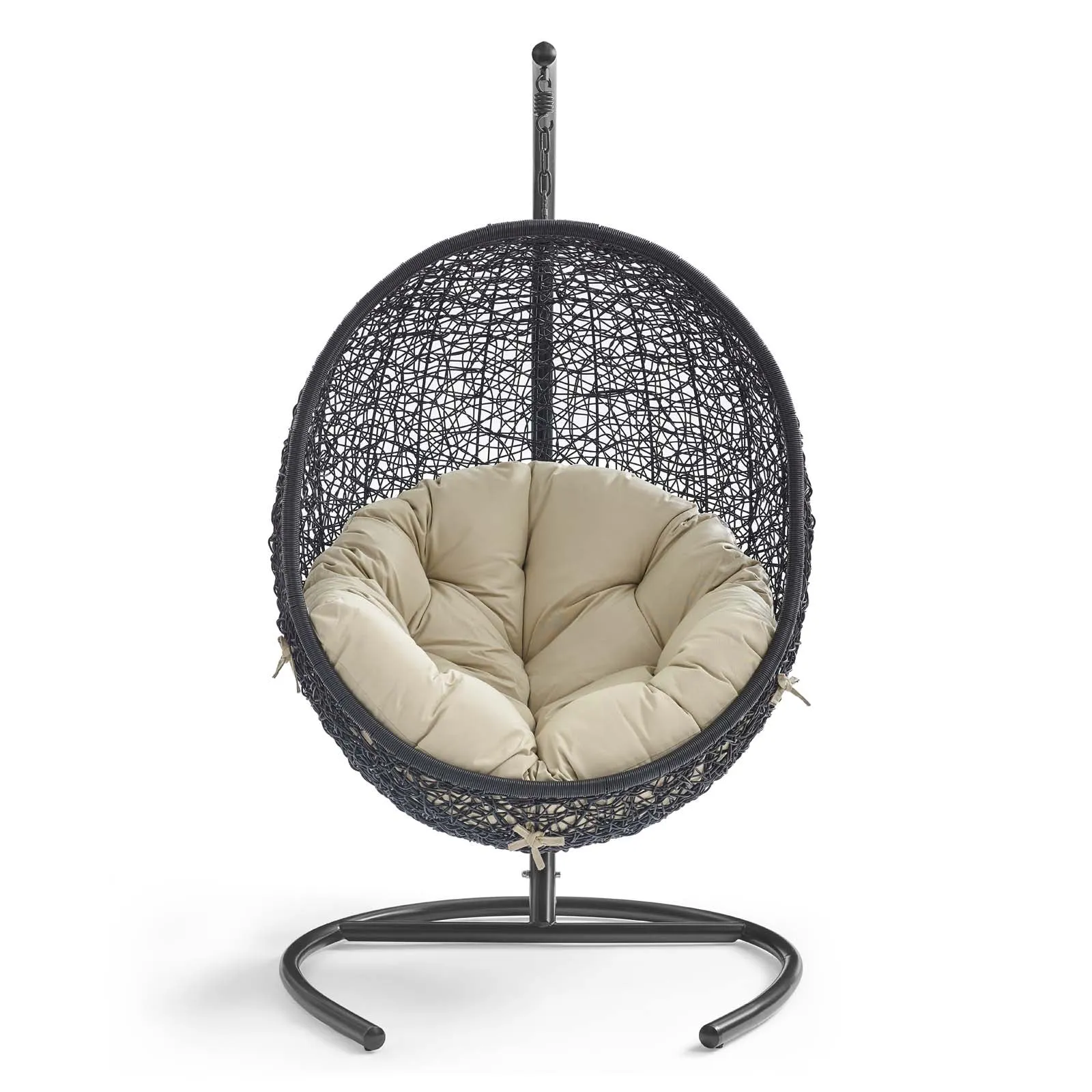 Encase Sunbrella® Swing Outdoor Patio Lounge Chair With Stand